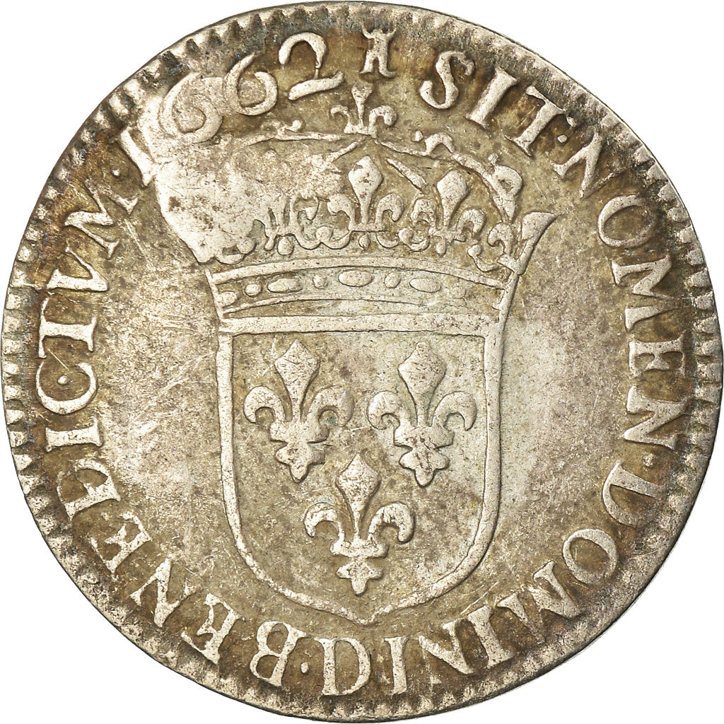 Münze, Frankreich, Louis XIV, 1/12 Écu au buste juvénile, 1/12 ECU, 10 Sols
