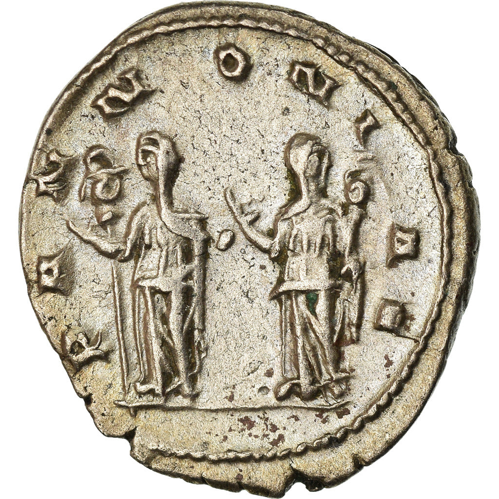 Coin, Trajan Decius, Antoninianus, 250, Roma, AU(50-53), Billon, RIC:21b