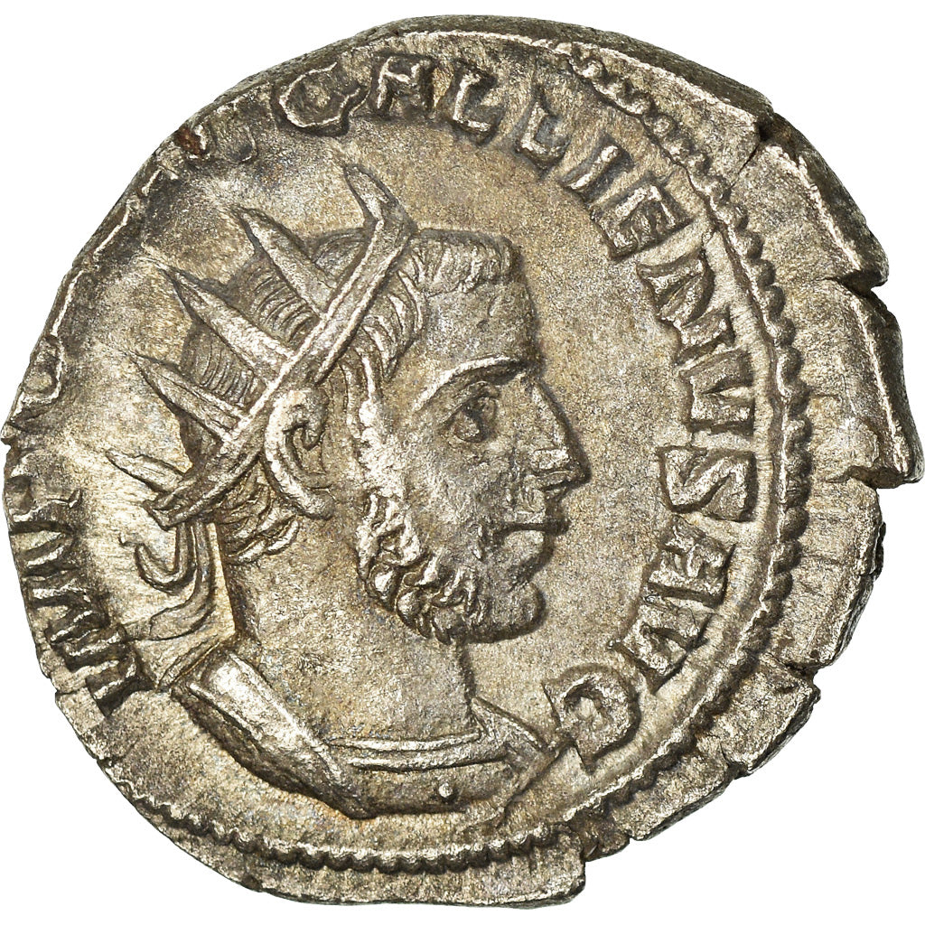 Coin, Gallienus, Antoninianus, Trier or Cologne, AU(50-53), Billon, RIC:398