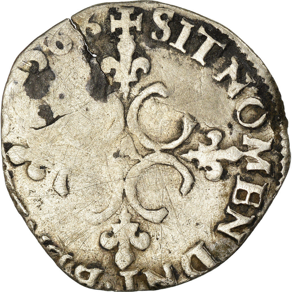 Coin, France, Charles IX, Sol Parisis, 1567, Paris, VF(20-25), Silver