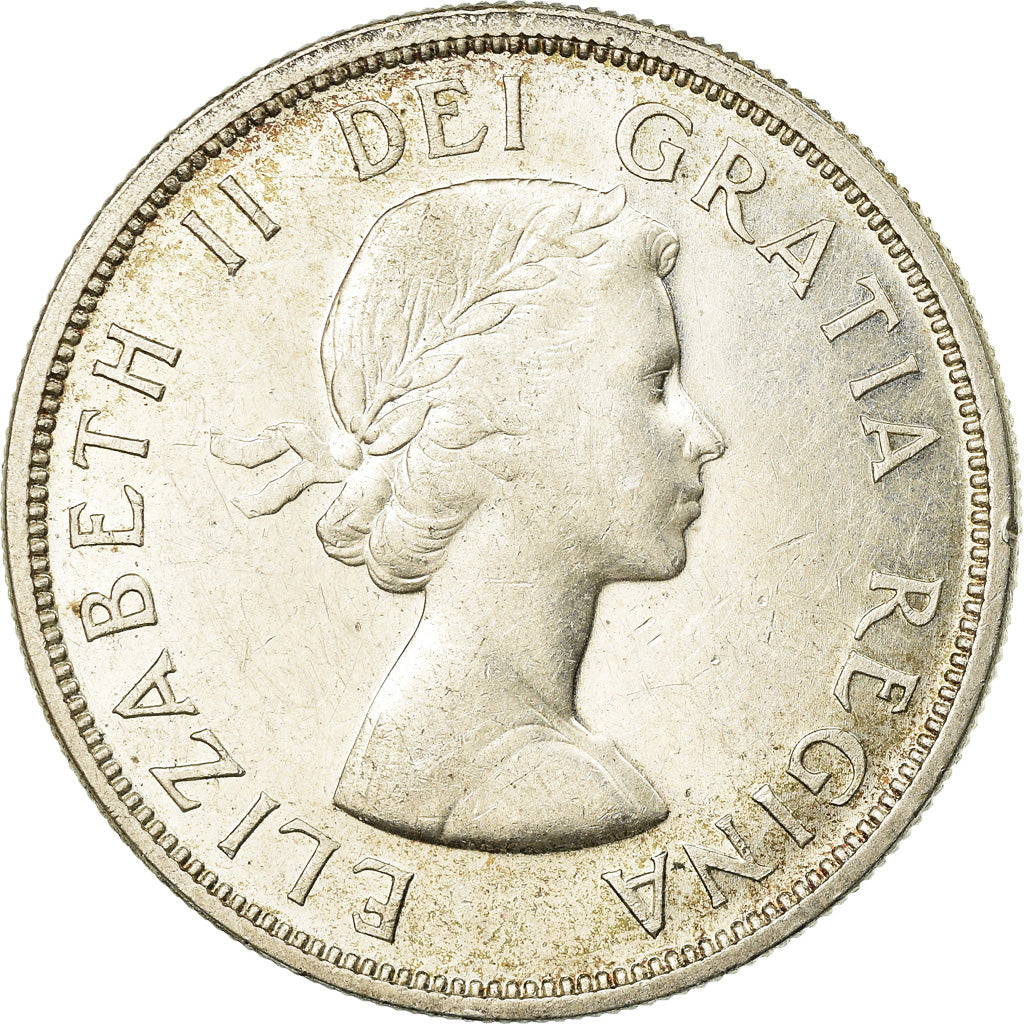 Coin, Canada, Elizabeth II, Dollar, 1958, Royal Canadian Mint, Ottawa