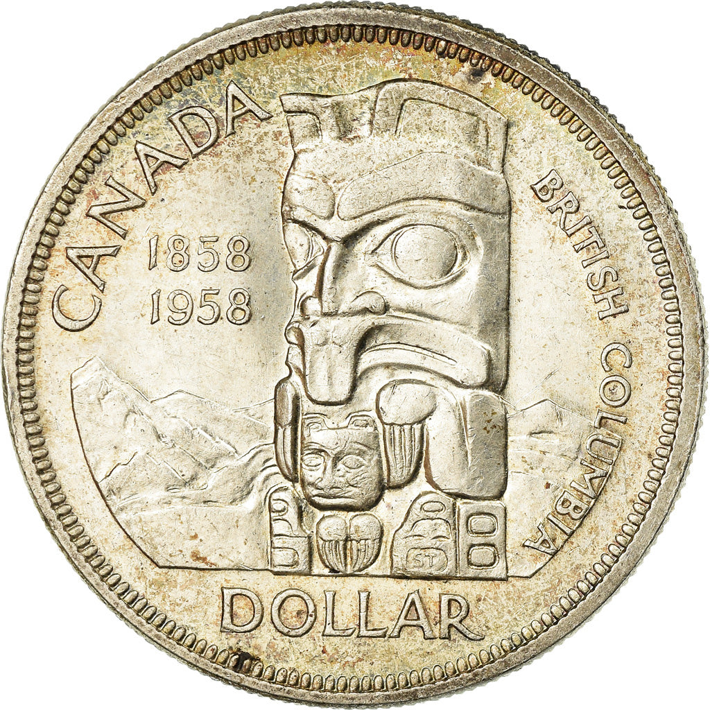 Coin, Canada, Elizabeth II, Dollar, 1958, Royal Canadian Mint, Ottawa