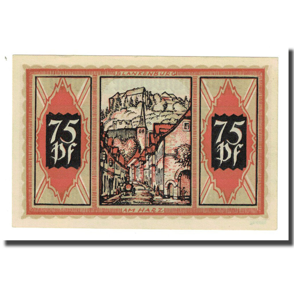 Geldschein, Deutschland, Braunschweig, 75 Pfennig, rue 1, 1921, 1921-05-01