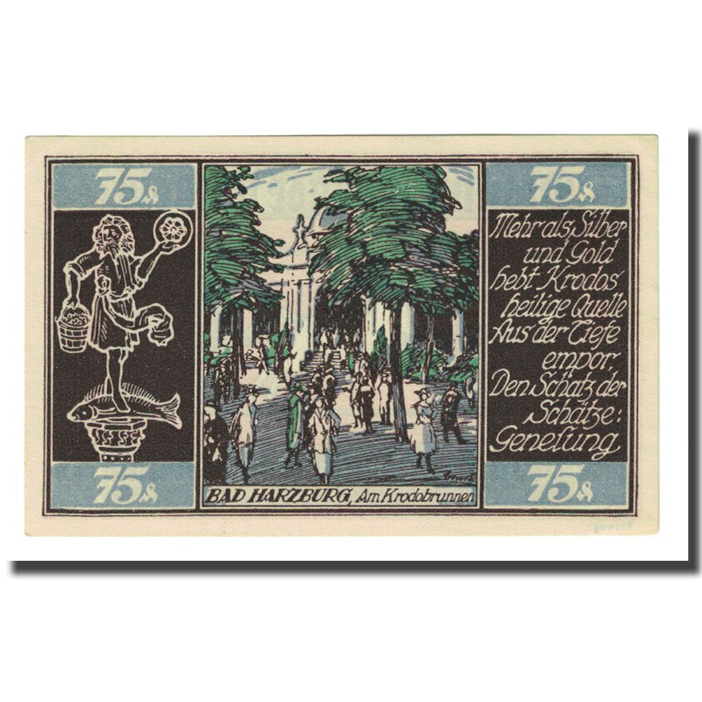 Banknote, Germany, Braunschweig, 75 Pfennig, paysage 1, 1921, 1921-05-01