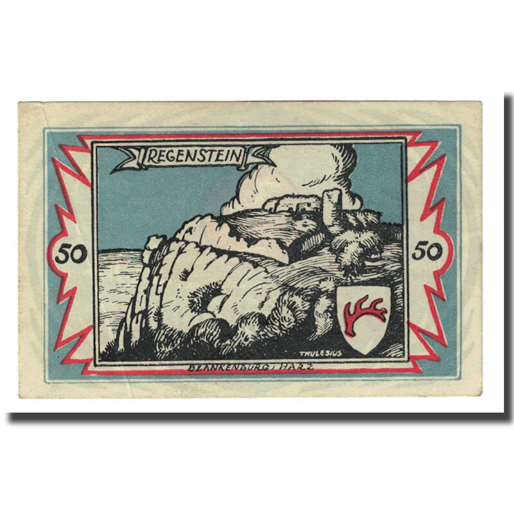 Geldschein, Deutschland, Braunschweig, 50 Pfennig, paysage 1, 1923, 1923-05-01