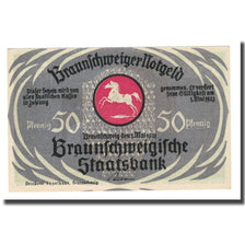 Banknote, Germany, Braunschweig, 50 Pfennig, personnage, 1923, 1923-05-01