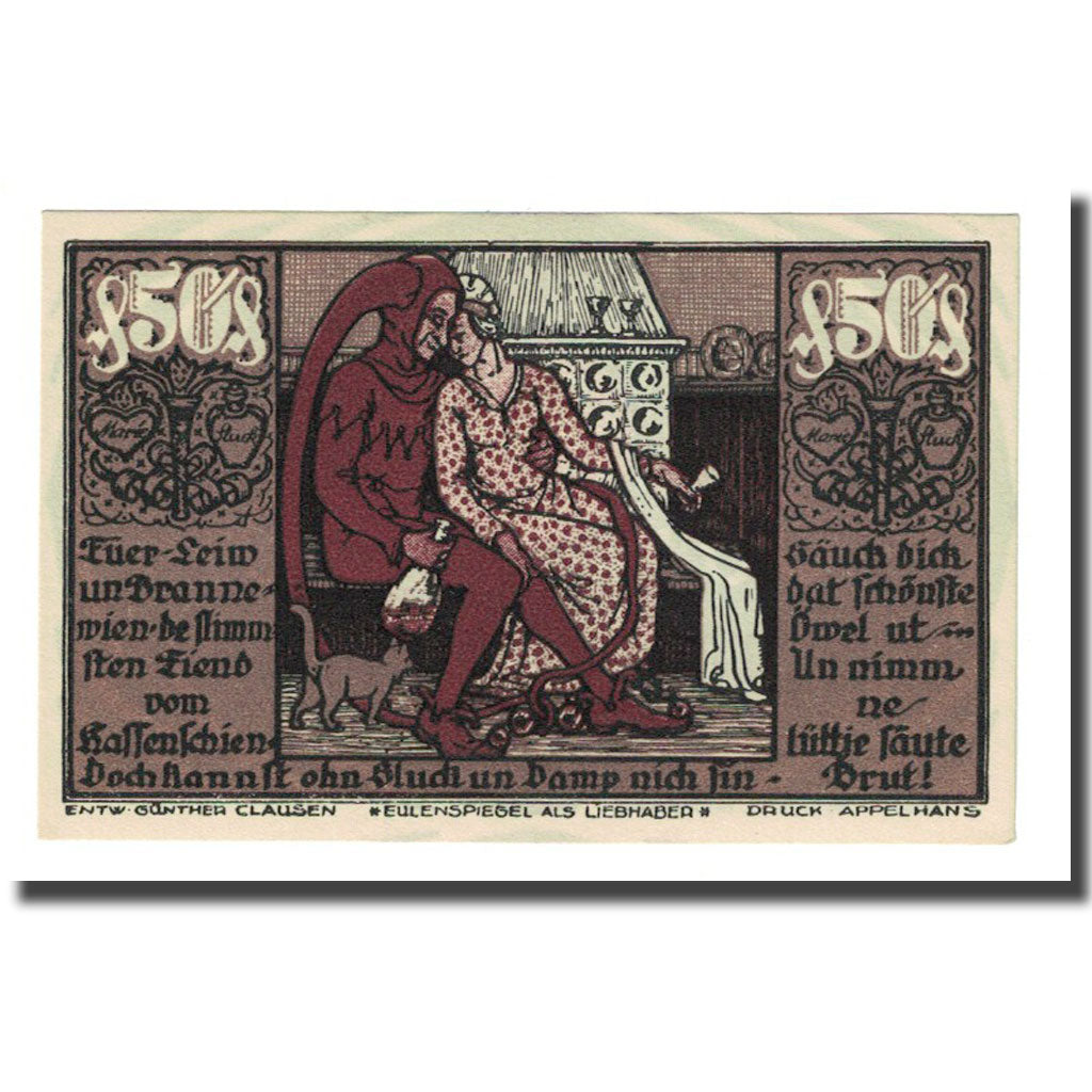 Banknote, Germany, Braunschweig, 50 Pfennig, personnage, 1923, 1923-05-01