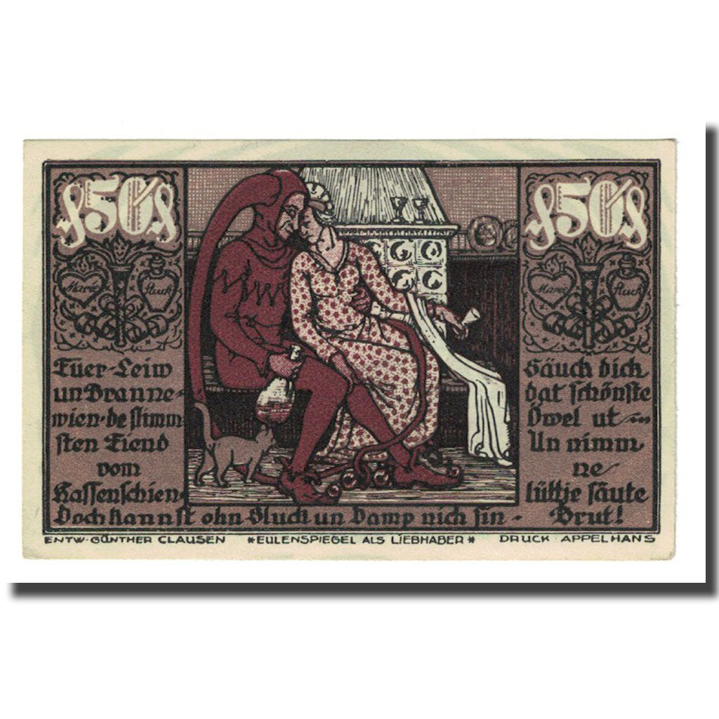 Geldschein, Deutschland, Braunschweig, 50 Pfennig, personnage 1, 1923