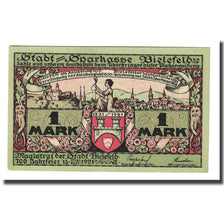 Banknote, Germany, Bielefeld, 1 Mark, personnage, 1921, 1921-05-15, UNC(63)