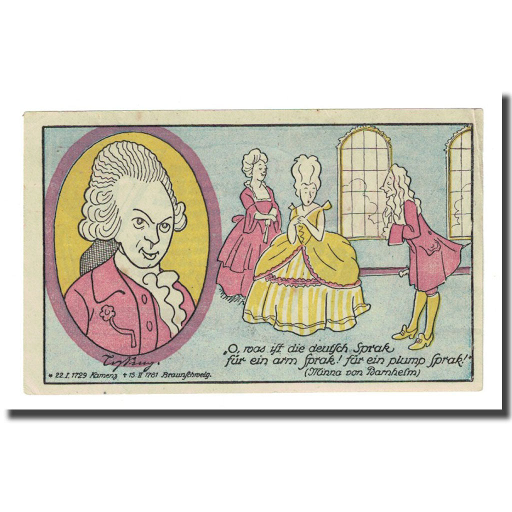 Biljet, Duitsland, Braunschweig, 10 Pfennig, personnage, 1921, SPL, Mehl:158.1