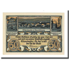 Banconote, Germania, Eschershausen, 50 Pfennig, paysage, 1921, 1921-06-01, SPL