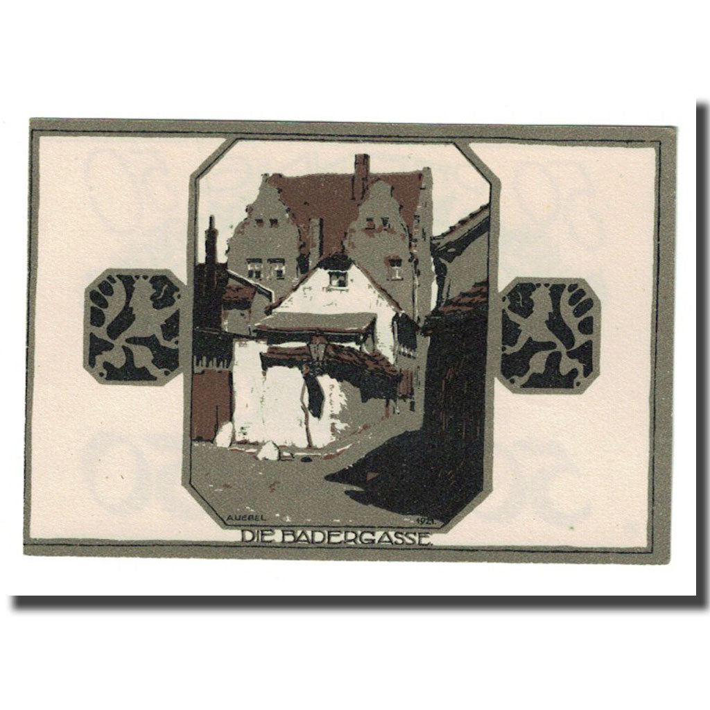 Banknote, Germany, Delitzsch, 50 Pfennig, Maison, 1921, UNC(63), Mehl:262.1