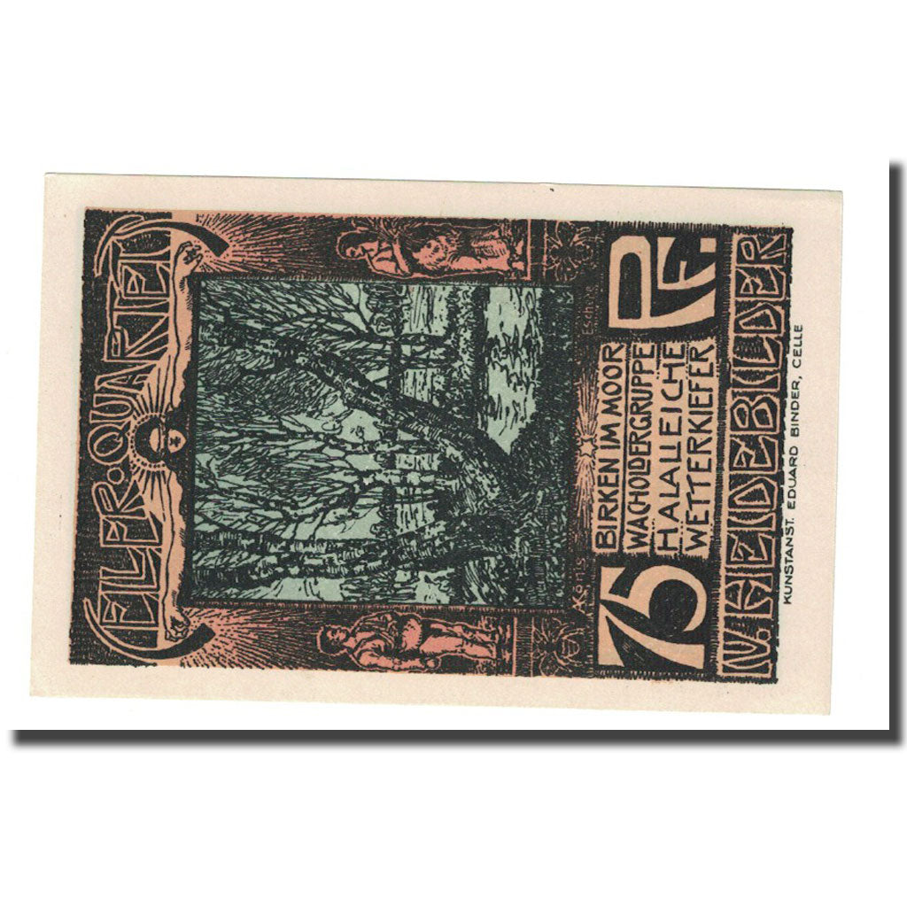 Banconote, Germania, Celle, 75 Pfennig, Blason, 1922, SPL, Mehl:226.4