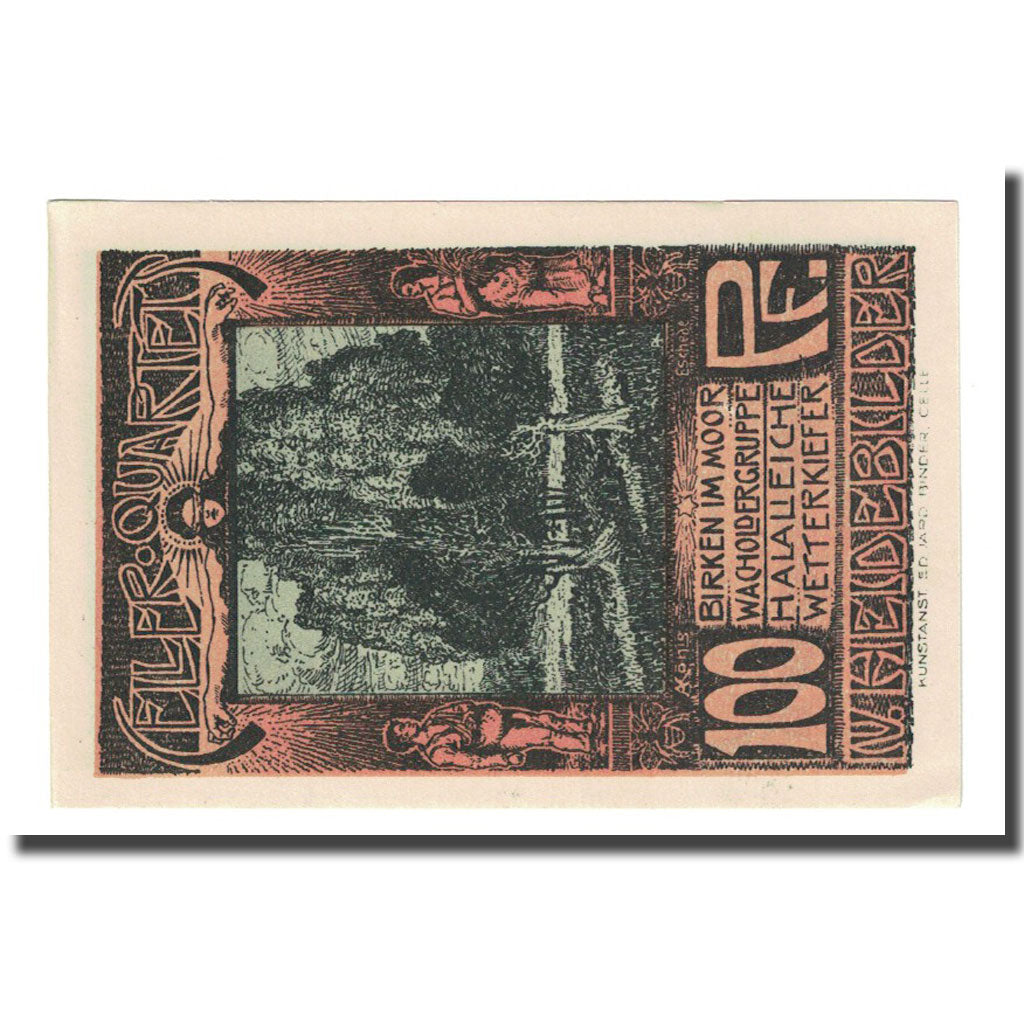 Banconote, Germania, Celle, 100 Pfennig, Blason, 1922, SPL, Mehl:226.4