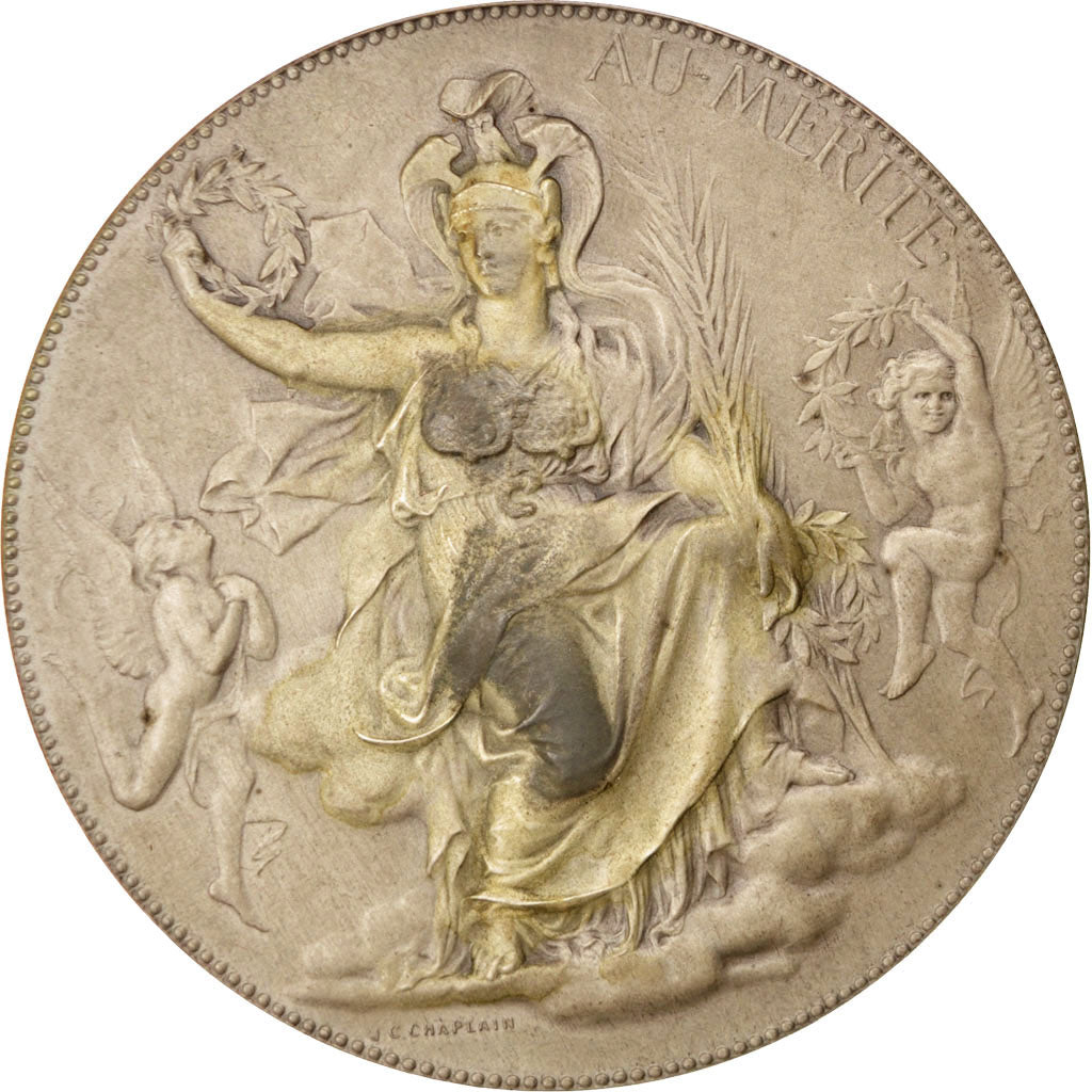 Francia, Medal, French Third Republic, Business & industry, Dubois.H, BB+, Ar...