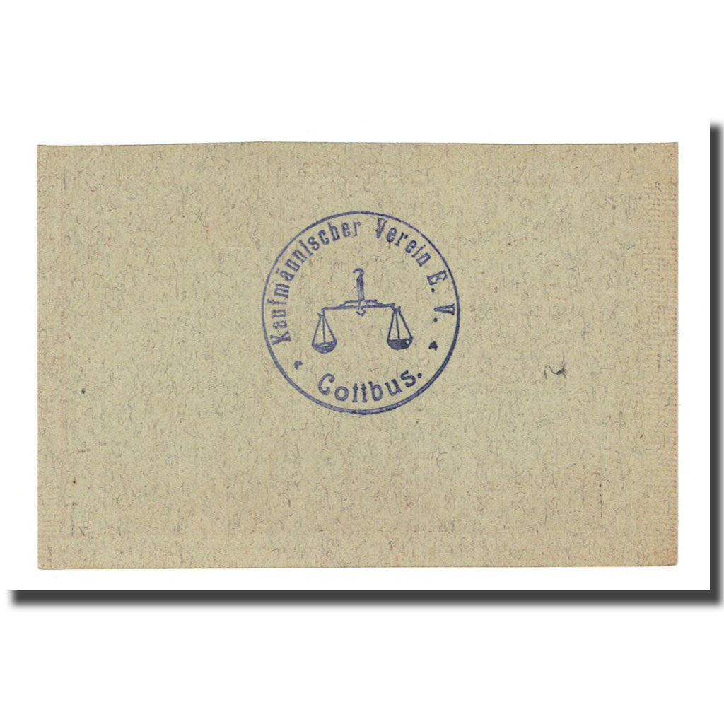 Billet, Allemagne, Cottbus, 25 Pfennig, valeur faciale, 1921, SUP, Mehl:243.1
