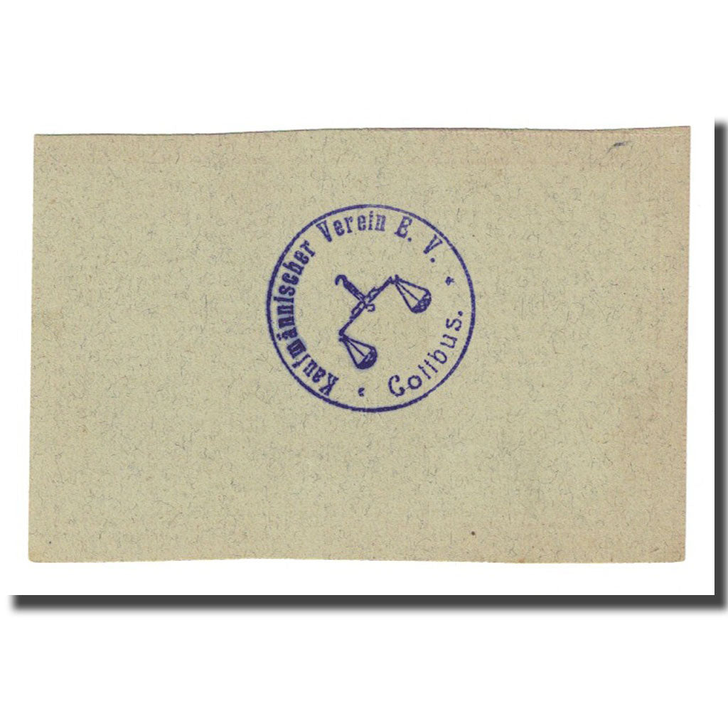 Billet, Allemagne, Cottbus, 50 Pfennig, valeur faciale, 1921, SUP, Mehl:243.1