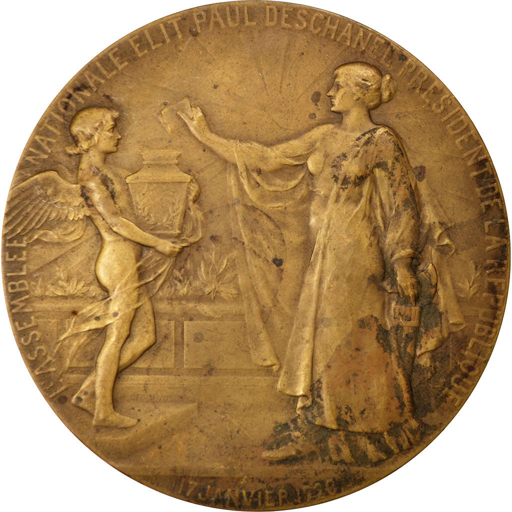 FRANCE, Politics, Society, War, French Third Republic, Medal, EF(40-45),...