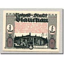Banknote, Germany, Glauchau Stadt, 1/2 Mark, personnage 3, 1921, 1921-05-01
