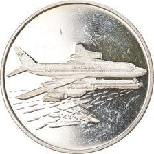 Zwitserland, Medaille, Swissair Coronado Seetransport, Aviation, 1975, PR