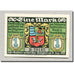 Billet, Allemagne, Brunsbüttelkoog, 1 Mark, paysage, 1922, 1922-01-31, SPL