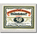 Banconote, Germania, Budelsdorf Gemeinde, 50 Pfennig, Usine, 1921, SPL