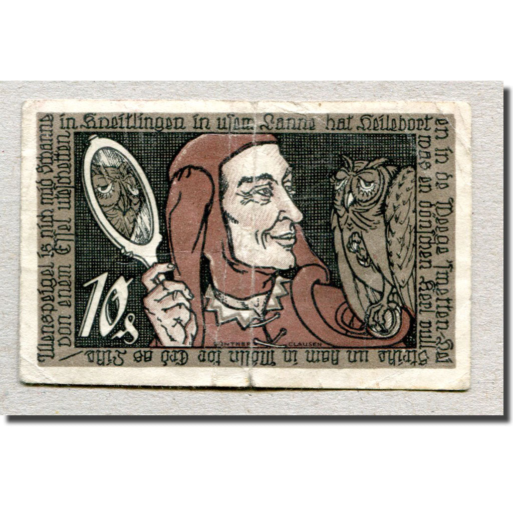 Billet, Allemagne, Braunschweig, 10 Pfennig, personnage 1, 1921, 1921-05-01, TB