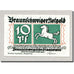 Biljet, Duitsland, Braunschweig, 10 Pfennig, Batiment, 1921, 1921-05-01, SPL
