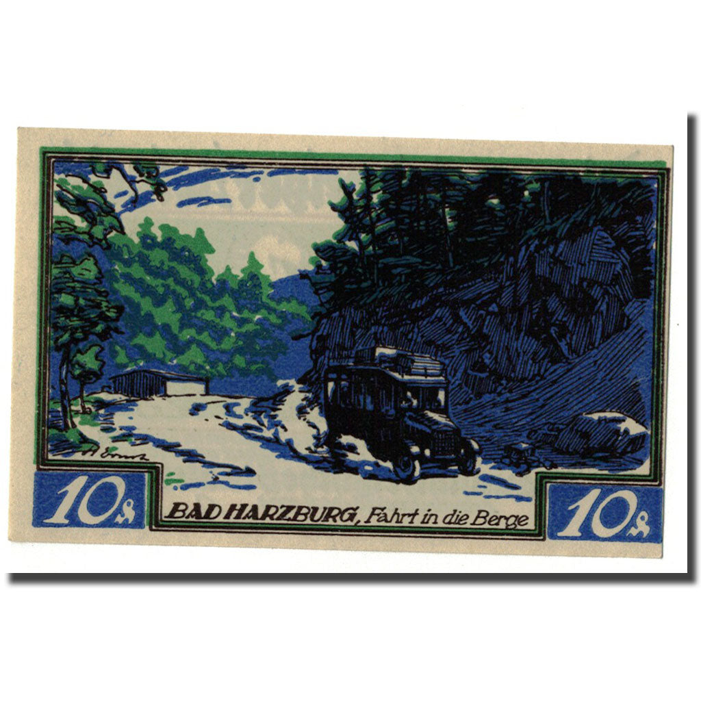 Billet, Allemagne, Braunschweig, 10 Pfennig, paysage 3, 1921, 1921-05-01, SPL