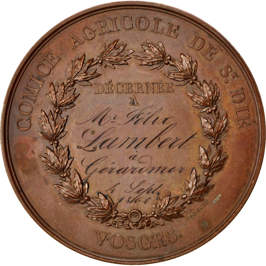 FRANCE, Sciences & Technologies, Second French Empire, Medal, AU(55-58),...
