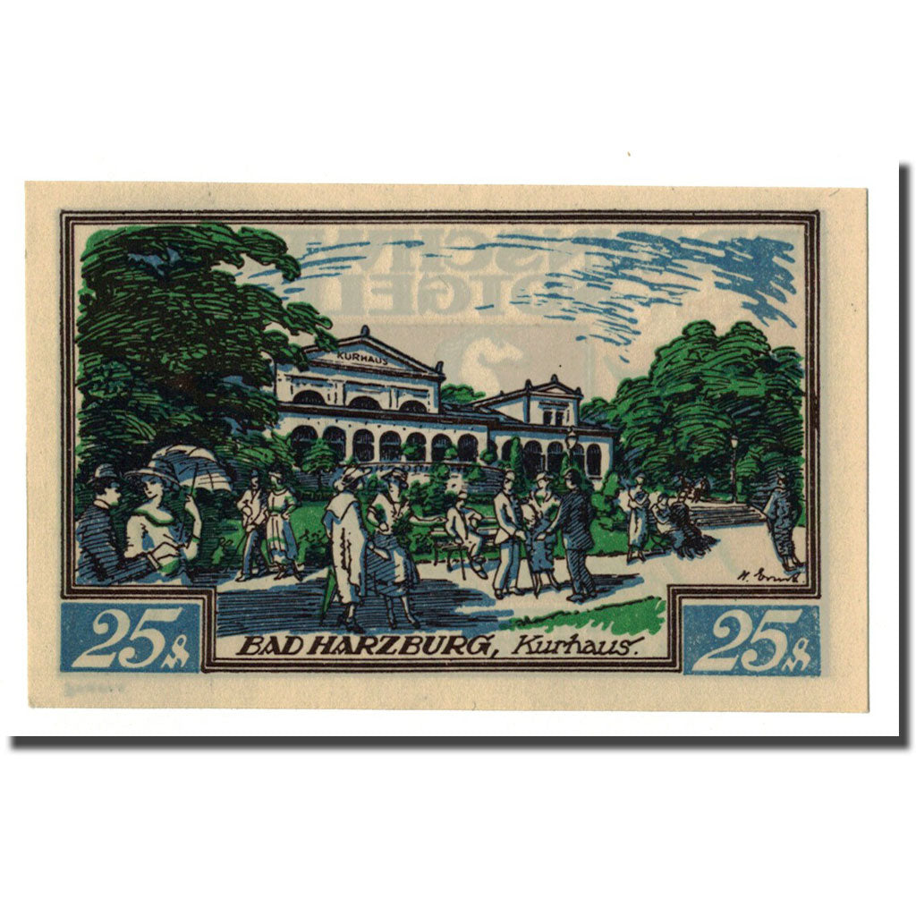 Billet, Allemagne, Braunschweig, 25 Pfennig, personnage 1, 1921, 1921-05-01