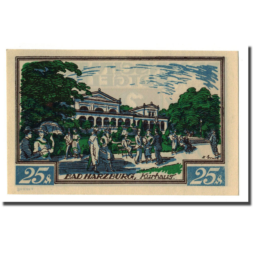 Billet, Allemagne, Braunschweig, 25 Pfennig, personnage 2, 1921, 1921-05-01