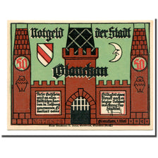 Geldschein, Deutschland, Glauchau Stadt, 50 Pfennig, personnage 2, 1921