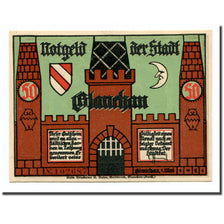 Biljet, Duitsland, Glauchau Stadt, 50 Pfennig, personnage 3, 1921, 1921-05-01