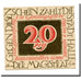 Banknote, Germany, Halle a.d. Saale, 20 Pfennig, personnage, 1921, UNC(63)