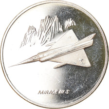 Switzerland, Medal, 60 Jahre Schweizer Flugwaffe, Aviation, 1974, AU(55-58)