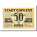 Biljet, Duitsland, Coblenz, 50 Pfennig, monument 1, 1921, 1921-05-01, SPL