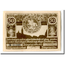 Banknote, Germany, Burgel Stadt, 50 Pfennig, personnage 2, 1921, 1921-05-28