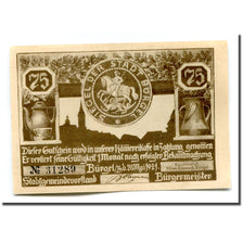 Banknote, Germany, Burgel Stadt, 75 Pfennig, personnage 5, 1921, 1921-05-28