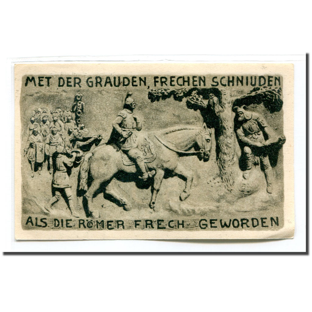 Billet, Allemagne, Horn, 50 Pfennig, cavalier 1, 1921, SPL, Mehl:628.1