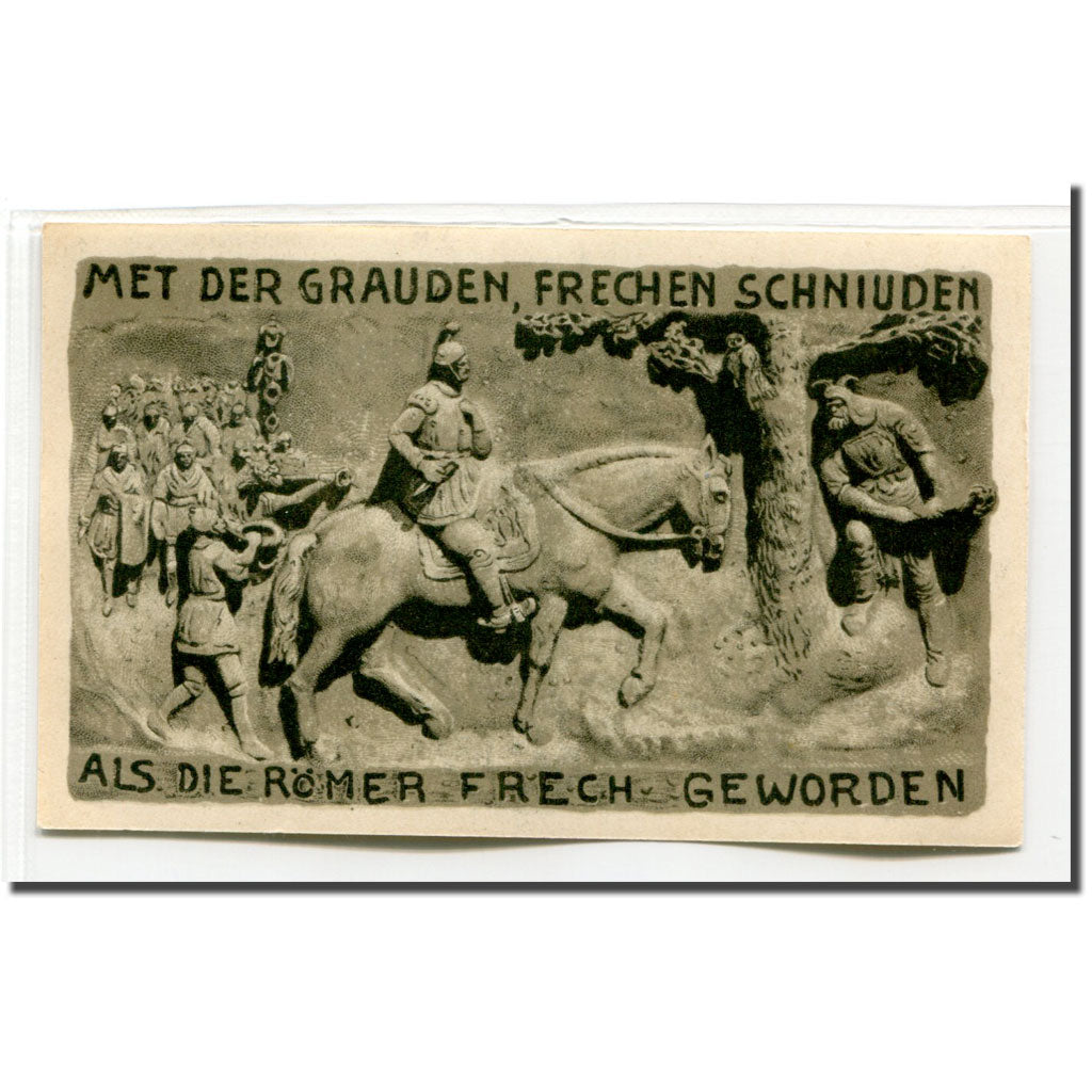 Banknote, Germany, Horn, 50 Pfennig, cavalier 2, 1921, UNC(63), Mehl:628.1