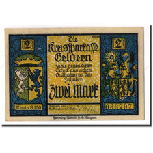 Banknote, Germany, Geldern Stadt, 2 Mark, Dragon 2, 1922, UNC(63), Mehl:414.1b
