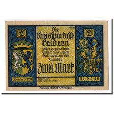 Banknote, Germany, Geldern Stadt, 2 Mark, Dragon 4, 1922, UNC(63), Mehl:414.1b