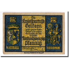 Banknote, Germany, Geldern Stadt, 25 Pfennig, paysage, 1922, UNC(63)