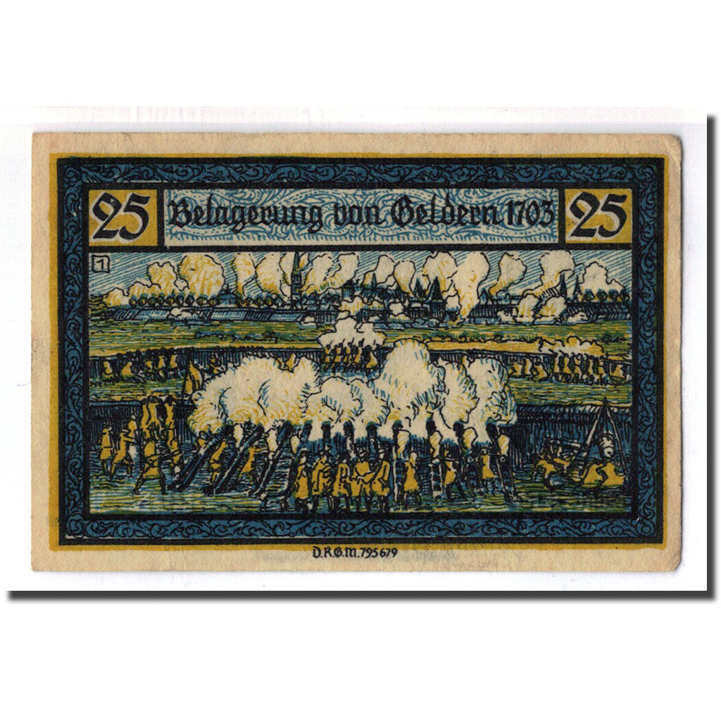 Banknote, Germany, Geldern Stadt, 25 Pfennig, paysage, 1922, UNC(63)