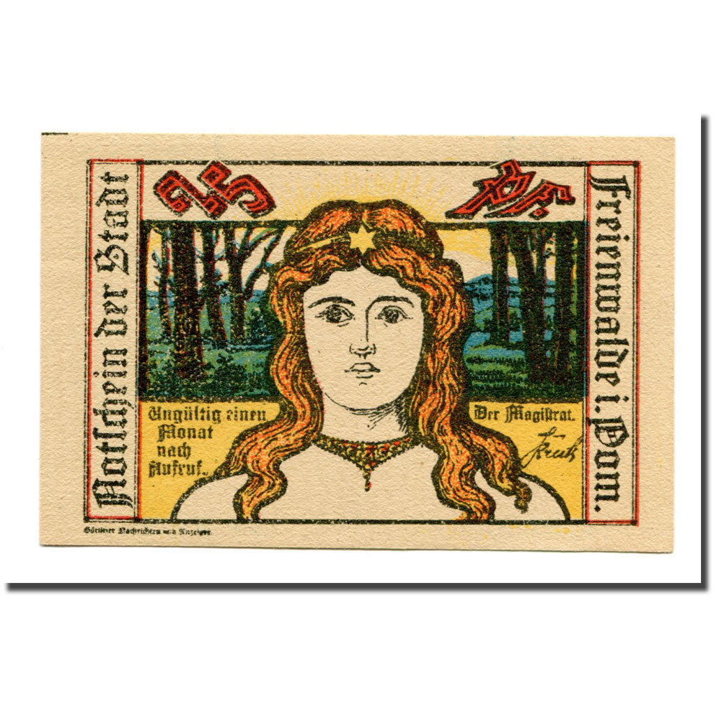 Banknote, Germany, Freienwalde Stadt, 25 Pfennig, paysage, 1922, UNC(63)