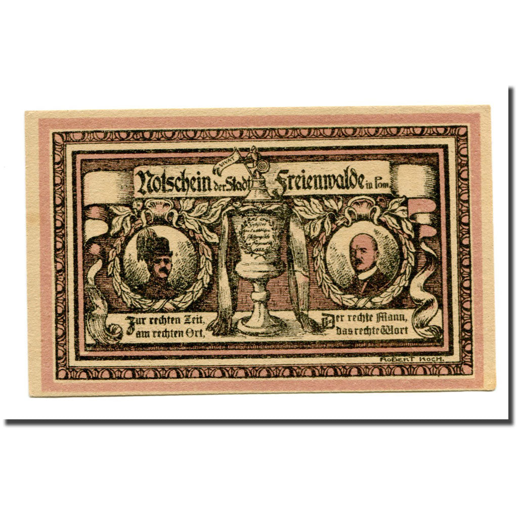 Banknote, Germany, Freienwalde Stadt, 25 Pfennig, personnage, 1922, UNC(63)