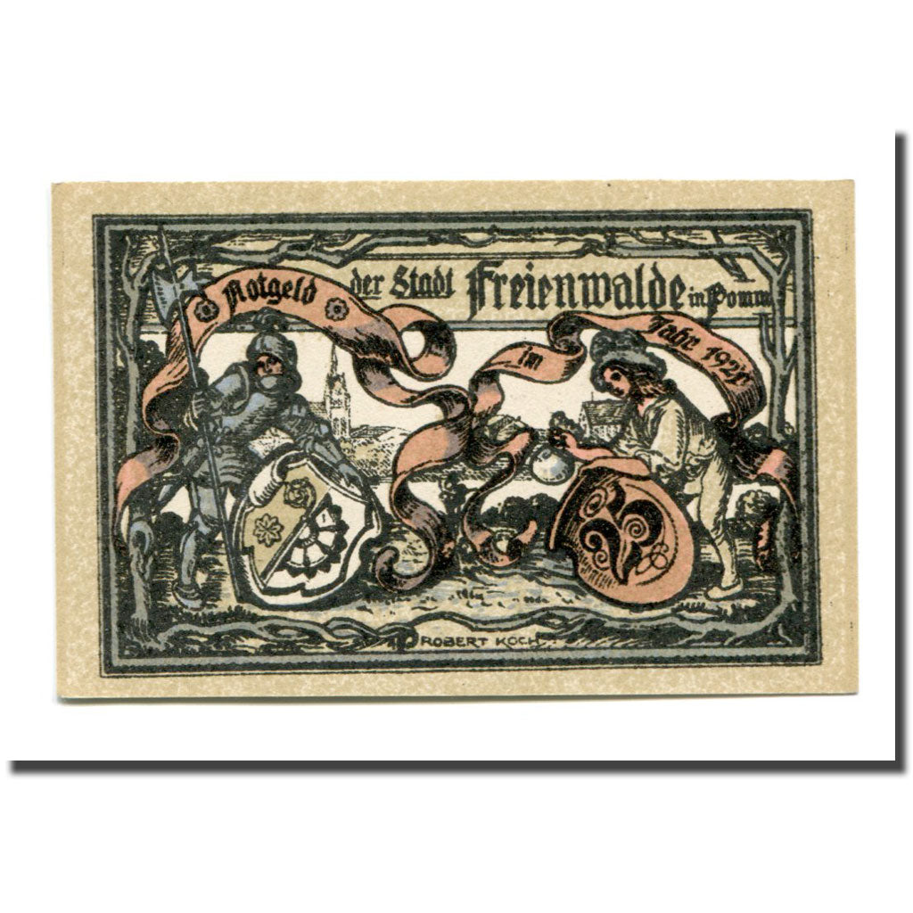 Banknote, Germany, Freienwalde Stadt, 25 Pfennig, personnage, 1921, UNC(63)