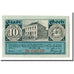 Banconote, Germania, Goch, 10 Pfennig, Batiment, 1921, 1921-06-01, SPL