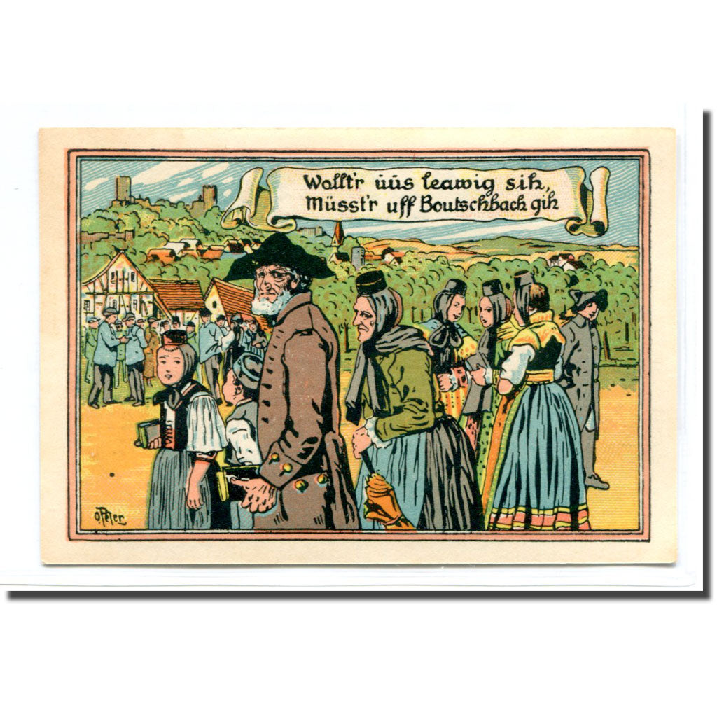 Banknote, Germany, Butzbach, 25 Pfennig, personnage 1, 1921, 1921-05-06